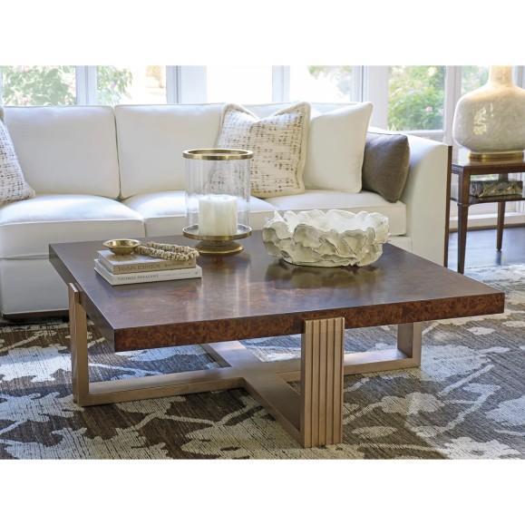 Furniture - Rendezvous Coffee Table, Drago Sofa, Valdez Boucle Upholstered Stool - MSRP $7,515