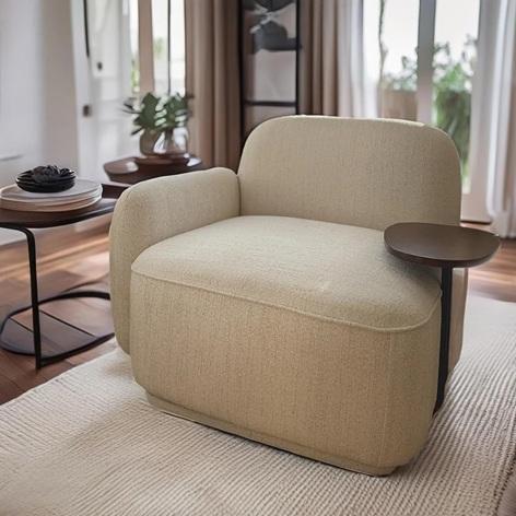 TRUCKLOAD - Pivot Armchair, Coleman Wood Burning Fire Pit, Owen Roll Arm Sofa, Stained Glass Table Lamp - MSRP $176,83