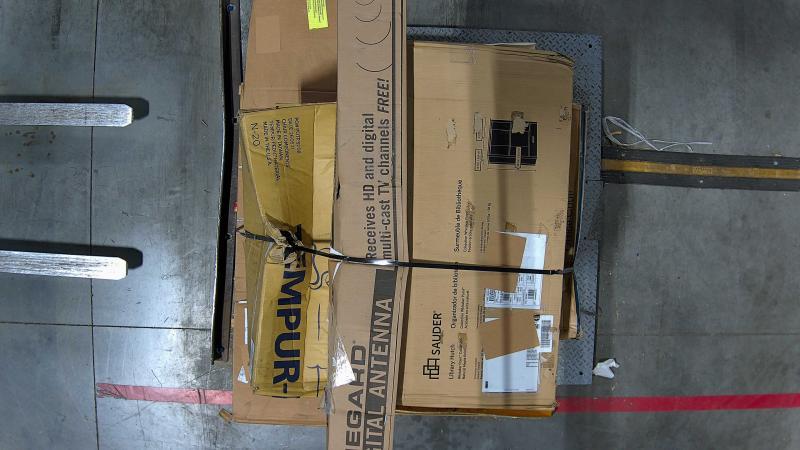 Gray Computer Desk, Mount-It Standing Cart, HDTV Antenna - MSRP $5,399