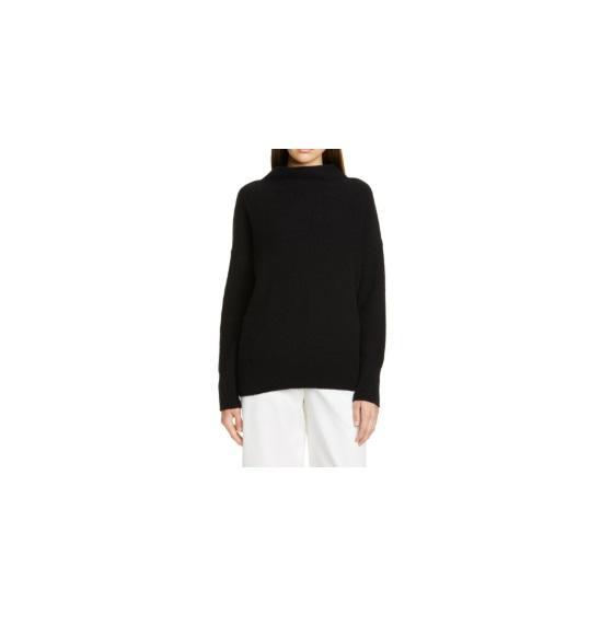 Apparel - Vince Boiled Funnel Neck Pullover, Silk Gathered Neck Top, Pistola, Glamorise - Original MSRP $3,995