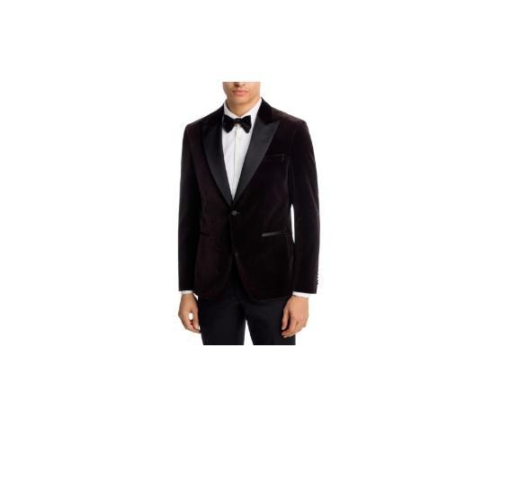 Apparel - Boss Velvet Satin Peak Slim Fit Dinner Jacket, Vince Tie Smocked Cami Dress, Eliza J - Original MSRP $5,980