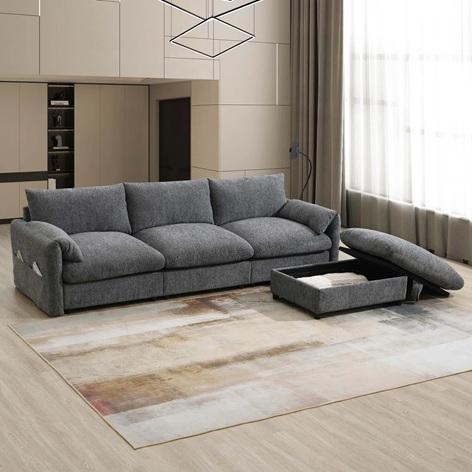 TRUCKLOAD - Home Decor - Chenille Sectional Sofa, Abbey Wicker Patio Furniture, Zella Statement Pendant - MSRP $22,199