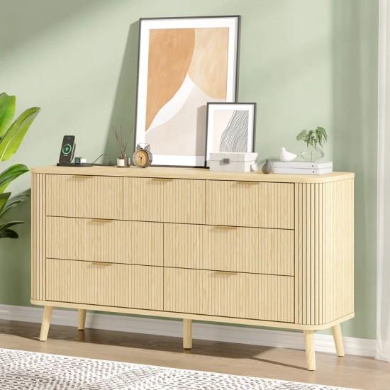 Furniture - George Oliver Dresser, Keiven Accent Chair, Millwood Pines Coffee Table - MSRP $3,970