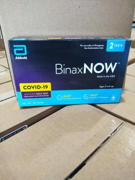 Health & Beauty- BinaxNOW COVID-19 Antigen Self Test, 2 ct. - MSRP $1,071