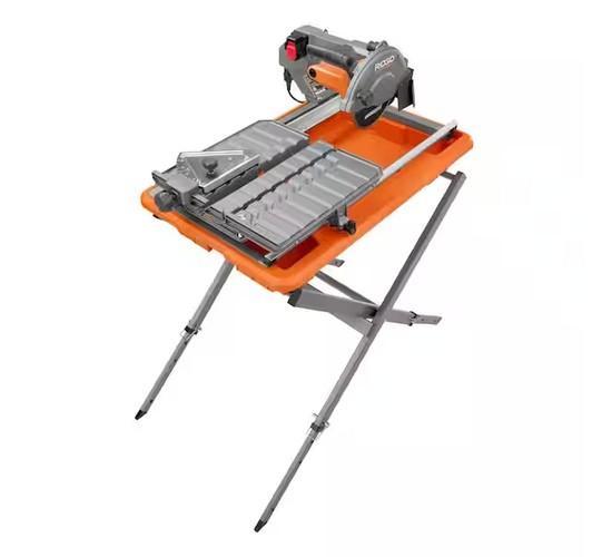 General Merch - Ridgid Wet Tile Saw, Emco Pet Entry Door, 4-Drawer Rolling Tool Cabinet - Est Retail $1,704