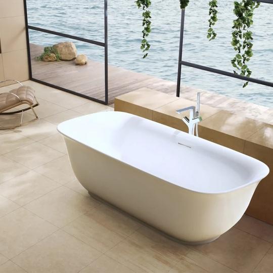 Miseno 255067-BAT-WH Soaking Bathtub - MSRP $1,042
