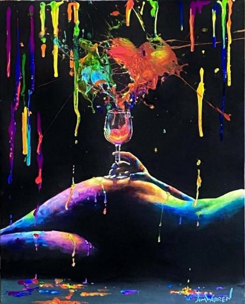 Various sizes - 30 Hand Signed Jim Warren canvas - INVESTMENT ART