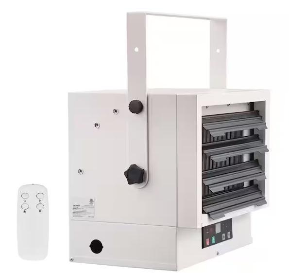VEVOR Electric Garage Heater 5000W Digital Fan-Forced Wall Ceiling Mount Shop Heaters - Est Retail $4,546
