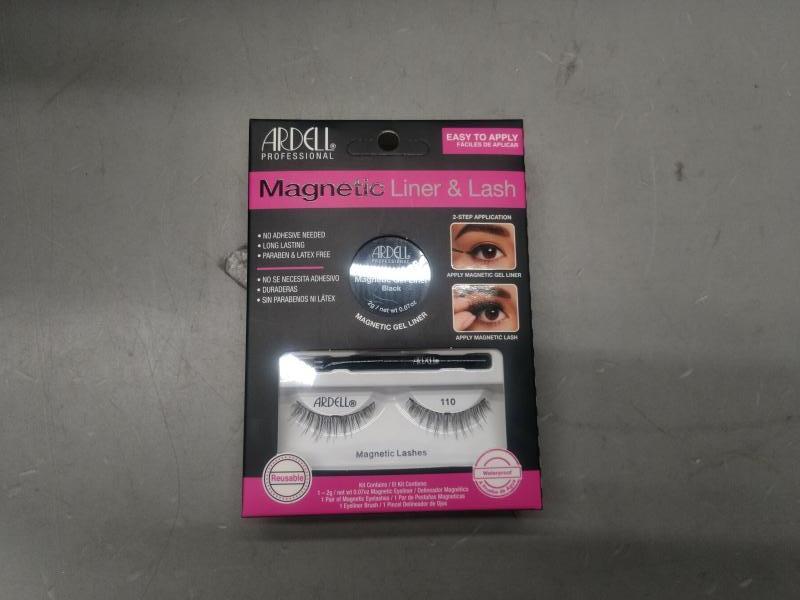 Health and Beauty - Ardell  Black Magnetic Liner & False Lashes - MSRP $1,091