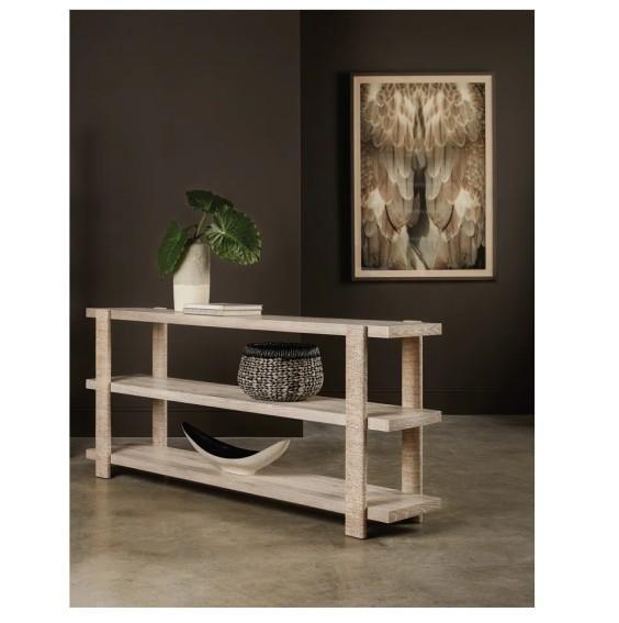 Furniture - Chiseling Console Table, Bentwood Solid Wood Coffee Table, Ortega Sideboard - MSRP $5,125