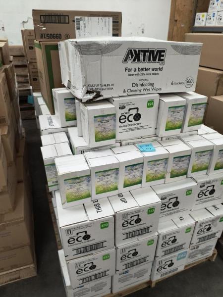 Staples Store Closure Liquidation - Jan/San, Cleaning Products, Office Supplies