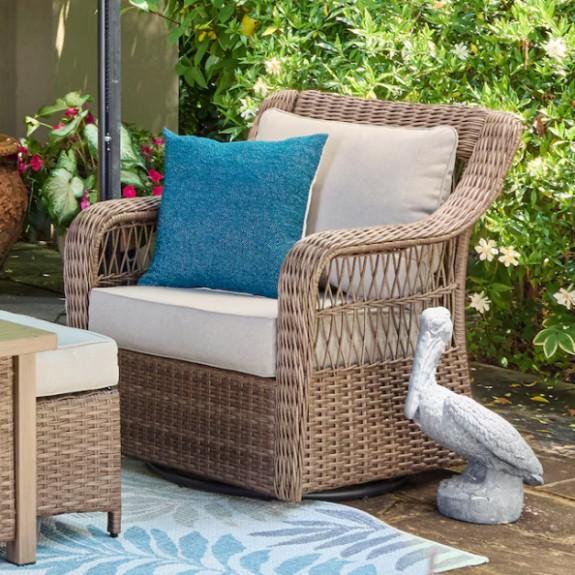 Home Improvement - Grand Haven Patio Chairs, Cantilever Patio Umbrella, Primo Water Cooler - MSRP $2,630