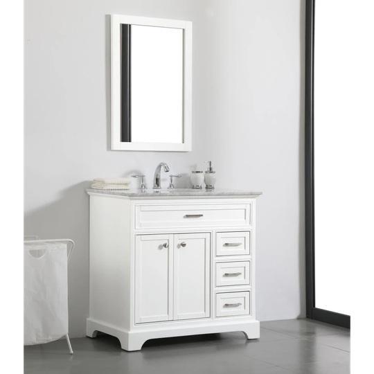 Elegant Lighting VF15036WH Vanity Set - MSRP $1,260