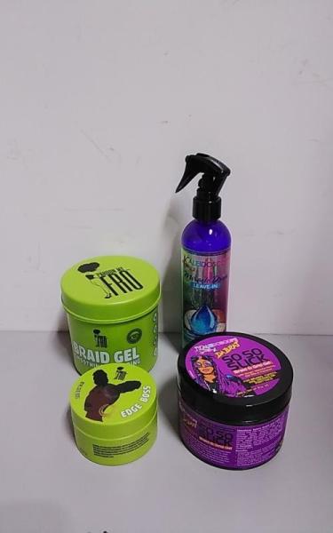 Health and Beauty - Kaleidoscope Miracle Drops, Pardon My Fro Hair Gel, Da Brat Slick Gel - MSRP $6,547