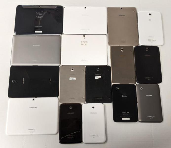 Samsung Galaxy Tab Pro, S2, 4, 3, 2, & More, 47 Units, MSRP $17,160