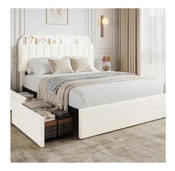 GarveeHome Wood Platform Bed Frame, Nespresso Vertuo Pop+ Coffee/Espresso Maker, VEVOR PTO Drive Shaft - MSRP $1,528