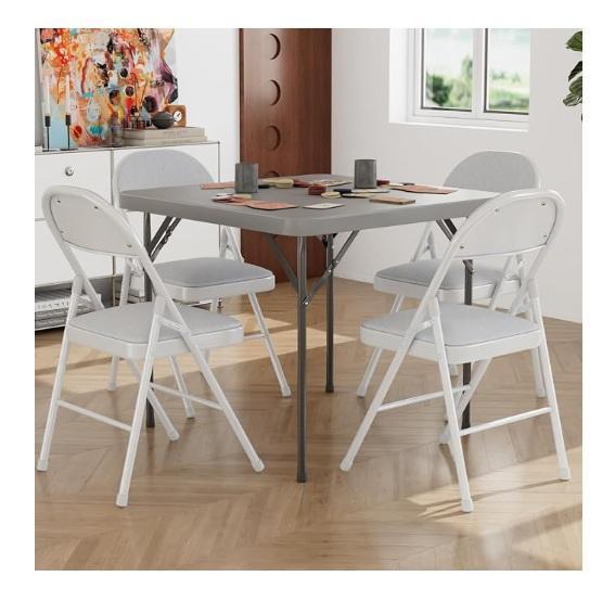 VECELO 5pc Square Folding Card Table, Imdot 5000PSI Electric Pressure Washer, Step2 Kitchen Playset - MSRP $989
