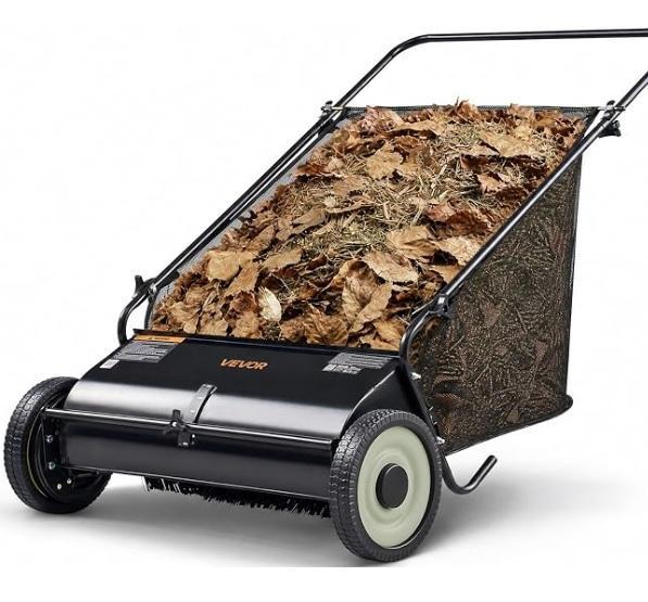 VEVOR 26in Push Lawn Sweeper, DUMOS 47in Gaming Desk, Elite EIM916 6qt Old Fashioned Wood Ice Cream Maker - MSRP $1,480