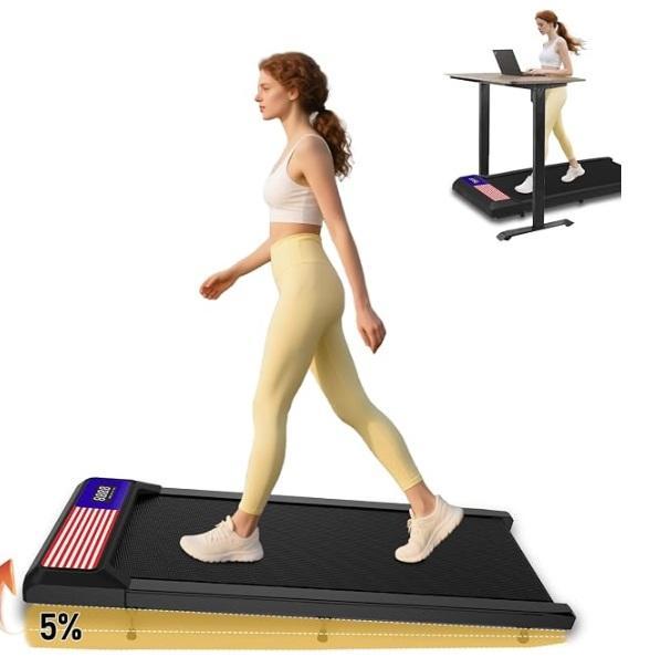 Upreign Walking Pad Treadmill, Loloi Rifle Paper Co. Lisette Collection LST-01 Forest/Oatmeal Runner Rug - MSRP $1,563