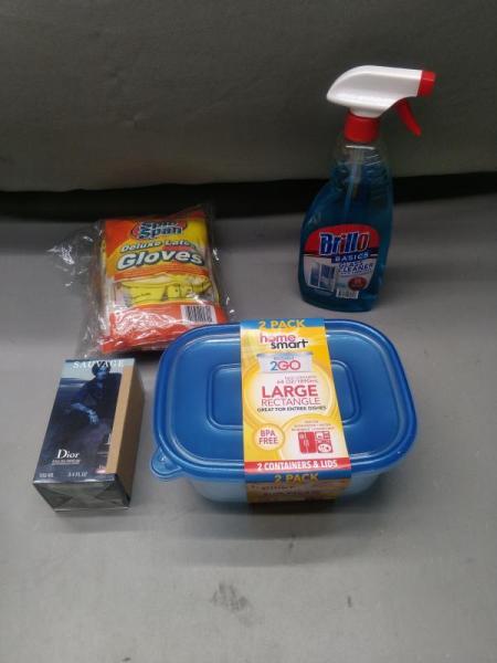 General Merchandise- Multi Color Happy Birthday, Spic-n-Span Latex Gloves, BRILLO GLASS CLEANER - MSRP $2,049