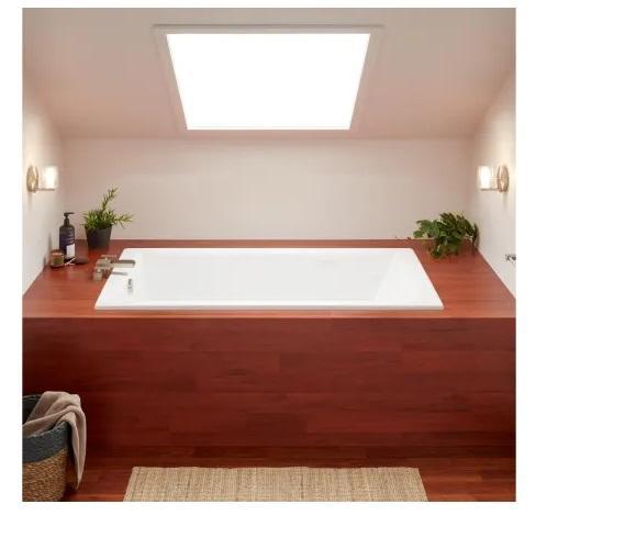 Signature Hardware SHSKS6636WH Soaking Bathtub - MSRP $1,149