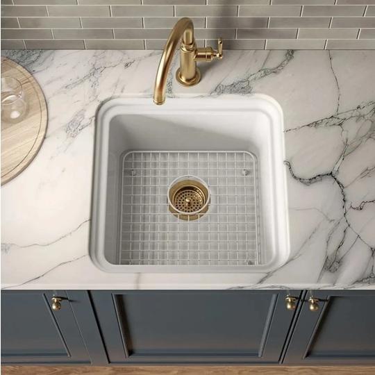 Kohler K-36259-0 Fireclay Kitchen Sink - MSRP $915