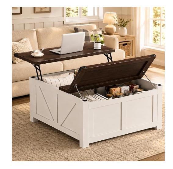 Simple Deluxe Lift-Top 35.5in Coffee Table w/Storage, COMHOMA Vanity Desk, VEVOR Electric Food Steamer 6qt -MSRP $2,744