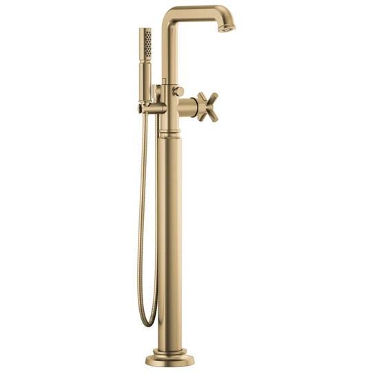 T70176-GLLHP Floor Mounted Tub Filler Faucet - MSRP $4,283