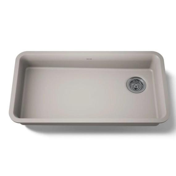 Fixtures - Kohler Cairn Kitchen Sink, Z-Lite Pendant, James Martin Mirror - MSRP $5,023