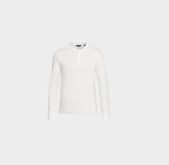Apparel - Vince Jacquard Rid Long Sleeve Henley, David Donahue Trim Fit Twill Dress Shirt, BOSS - Original MSRP $3,085