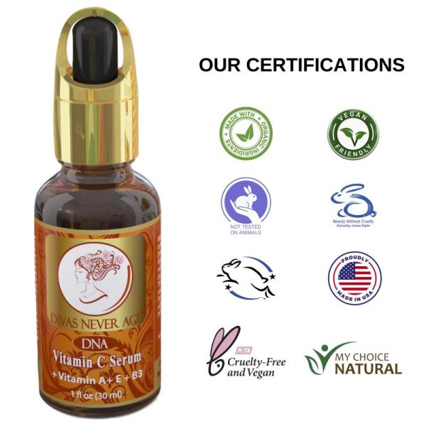 Cosmetics Lot 315 Units DIVAS NEVER AGEÂ® Brighten 2X Vitamin C Serum - MSRP $42,525