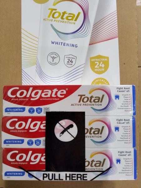 Health & Beauty - Colgate Total Whitening Fluoride Toothpaste Mint - MSRP $5,040