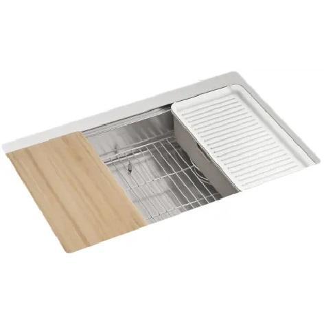 Kohler K-33661-PC-NA Stainless Steel Kitchen Sink - MSRP $1,054