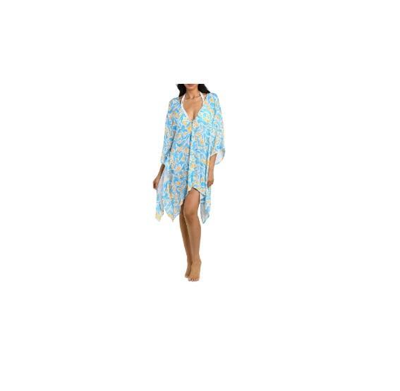 Apparel - La Blanca Handkerchief Hem Caftan, Grey Lab Sweetheart Leather Mini Dress, Jeams - Original MSRP $3,521