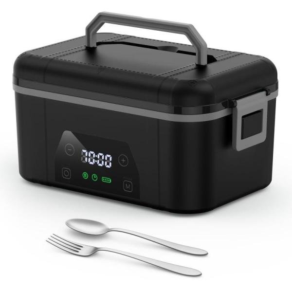 Kitchen - Earth Pan Stainless Steel Cookware Set, Cordless Heated Lunch Box, Stackable Storage Bins - MSRP $7,491