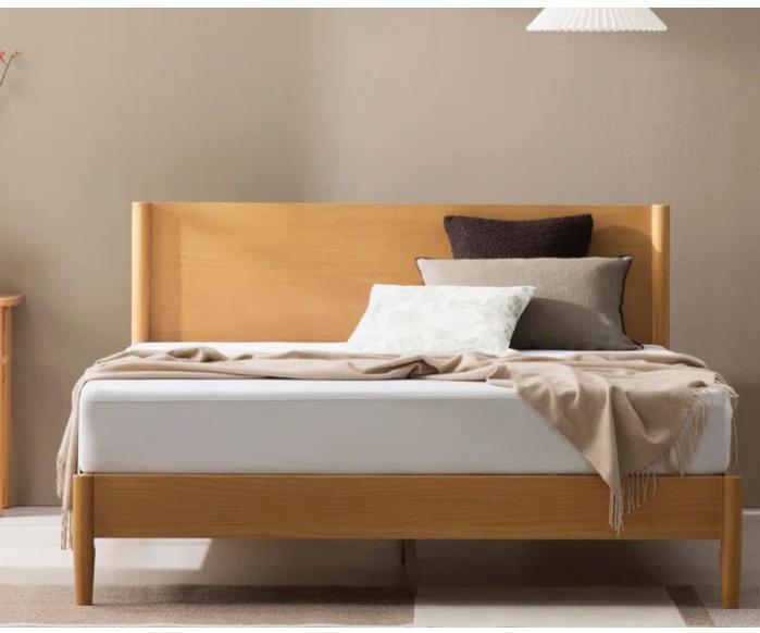 Housewares - Whitman Low Profile Mid-Century Modern Platform Bed, Folmar Upholstered Full Back Side Chair - MSRP $2,281