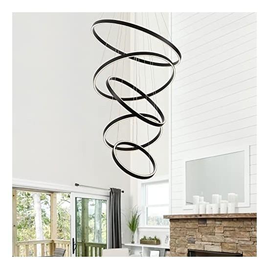 Welaki 5-Rings Chandelier, Stokke Tripp Trapp High Chair, Alawooder Folding Desk - MSRP $1,772