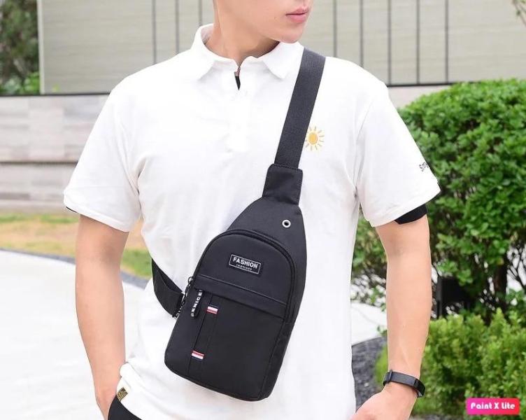 Bulk Lot of 200 Men's Crossbody Chest Bags, MSRP $5,786