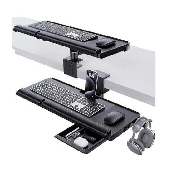 Klearlook Adjustable Keyboard Tray, Homewill Washable Rug 6x9 Area Rugs, Summertrail 42" Dog House - MSRP $1,076