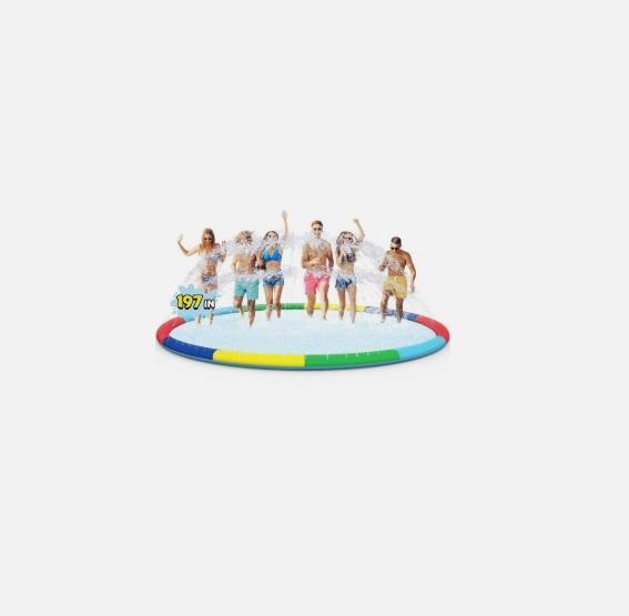 ODOSOLA 16' Splash Pad, Pawtners 94" Foldable Dog Pool w/Sprinkler, Westinghouse Universal Pressure Washer -MSRP $1,109