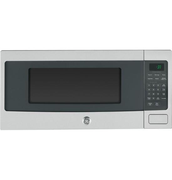 New - GE 1.1 Cu. Ft. SpaceMaker Microwave Oven in Stainless Steel - MSRP $245