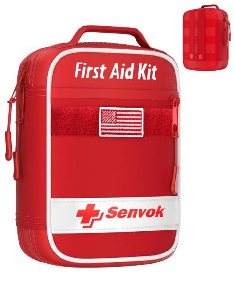 Outdoors - Senvok Small First Aid Kits, AEOCOO Puddle Float Jumper, Antfuny Inflatable Neck Pillows - MSRP $3,595