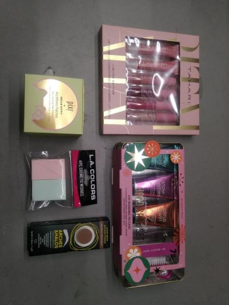 Health & Beauty- Arches & Halos Pomade, Pixi + Hello Kitty Face Patches, L.A. COLORS Sponges - MSRP $2,312