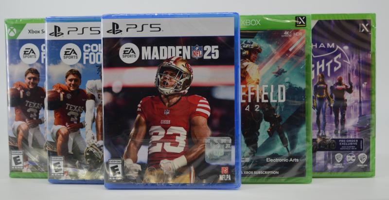 Brand NEW Xbox and PS5 Video Games- Factory Sealed MSRP $1,748