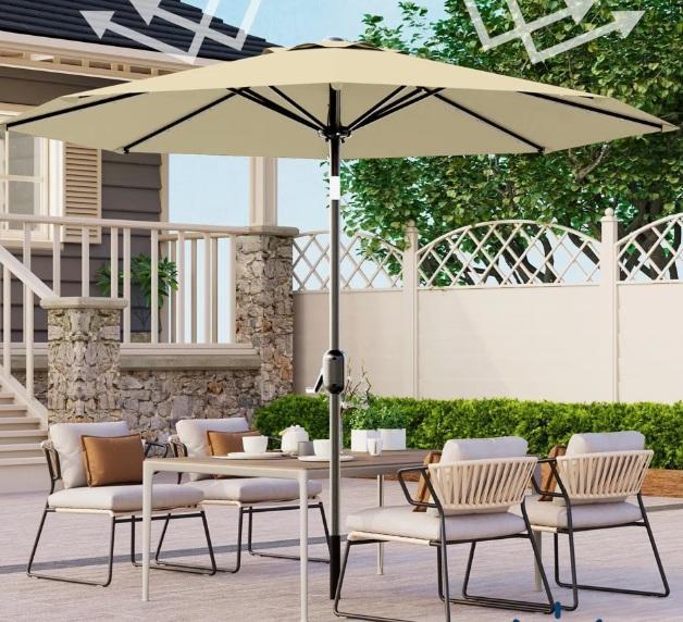 Furniture - 9'x11' Solar Light Umbrella, Scarlett 3-Drawer Nightstand, Dining Table Base, Recliners - MSRP $1,849