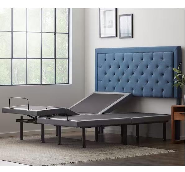 Home Decor - Lucid Comfort Collection Black Twin XL Adjustable Bed Frame, Home Accents Holiday - Est Retail $1,311