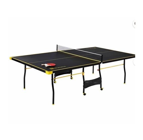 MD SPORTS 9ft Indoor Ping Pong Tennis Table - Est Retail $1,084