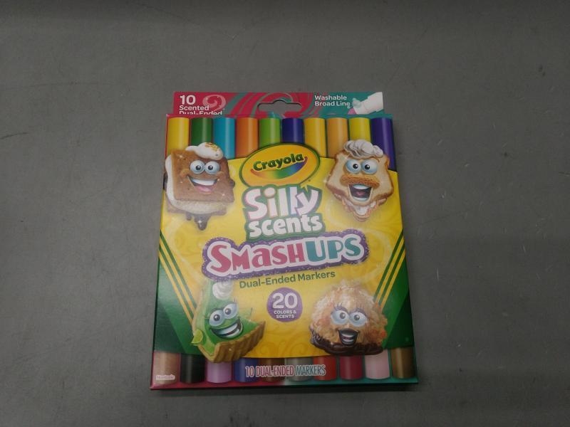 General Merchandise - Crayola 10pk Silly Scent Smashup Dual Ended Washable Art Markers - MSRP $4,556