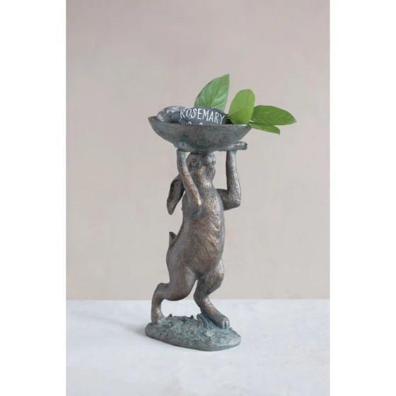 Home Decor - Bivian Rabbit Bird Bath, Adosinda Freestanding Coat Rack, Jalysia Double Curtain Rod - MSRP $2,016