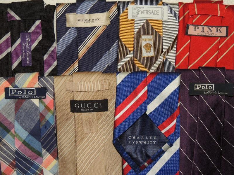 High End Neckties Versace Kiton Charvet Gucci Brioni Canali Hermes
